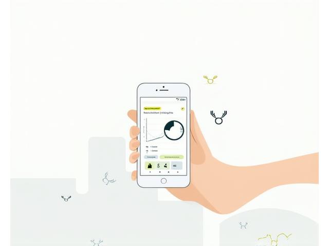 Representación visual de un tablero de seguimiento de sueño en una aplicación móvil, mostrando gráficos de progreso, datos y un icono de comunidad con personas conectadas.